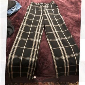 Plaid dress pants